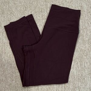 Lululemon Capri Purple Leggings